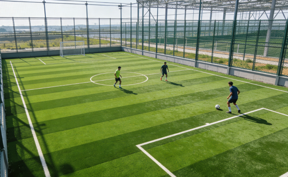 籠式足球場仿真草坪
